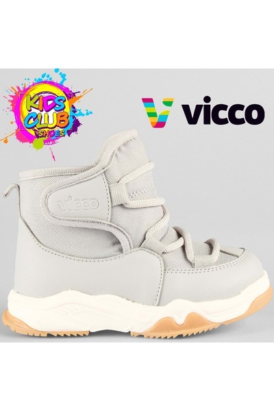 Vicco Bull Phylon Rubber Sole Orthopedic Children's Snow Boots Gray