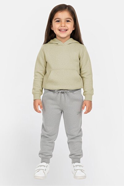 Reebok Toddlers Girl Sportswear Fit Outdoor Sweatpants, Grey
