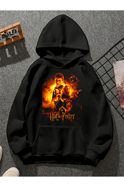 COMVİCHO هاري بوتر 2 مطبوع سويت شيرت للجنسين