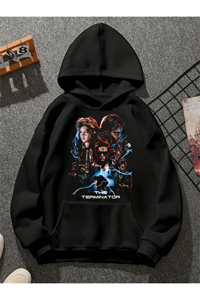 COMVİCHO سترة تيرميناتور 2 مطبوع للجنسين