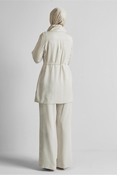 Alvina Lace up Pants Suit 45642