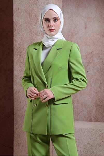 Alvina PANT SUIT WITH ZIPPER ACCESSORY 30422