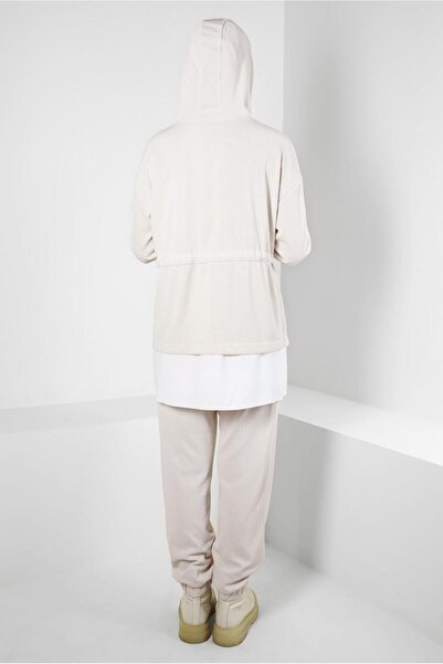 Alvina Hooded Pants Suit 44264