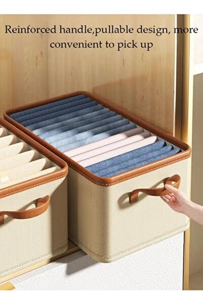 DOMEET 3 Pieces Foldable Closet Storage Organizer Washable Closet Storage Box...