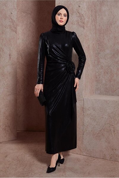 Alvina BÜZGÜ DETAYLI ABİYE ELBİSE 50418