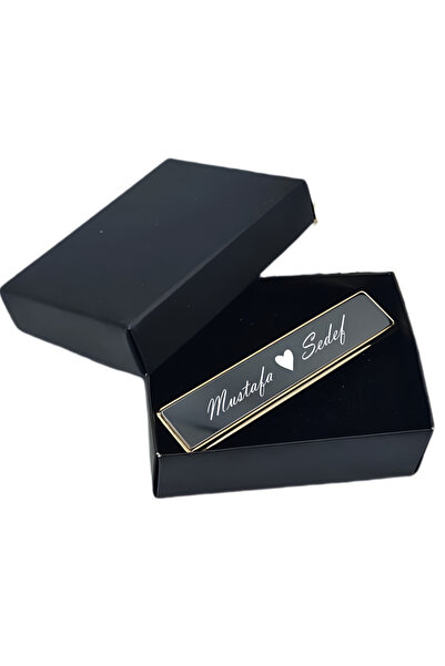 TrendÜrünlerim Alevsiz Şarjlı Usb Kızaklı Çakmak Kişiye Özel Sevgiliye-Babaya-Arkadaşa Hediye (Özel Kutulu Gelir)