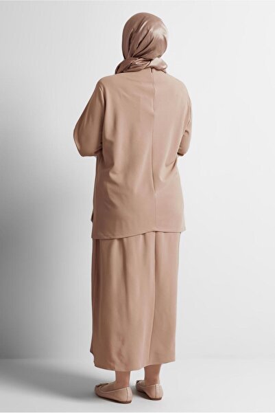 TRENDTESETTÜR Women Beige (K.Beige) Patterned Skirt Suit t 20192