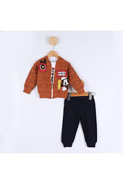 sally baby طقم موسمي مكون من 3 قطع، نمط الفأر، حروف، سحاب، طقم علوي سفلي، طقم...