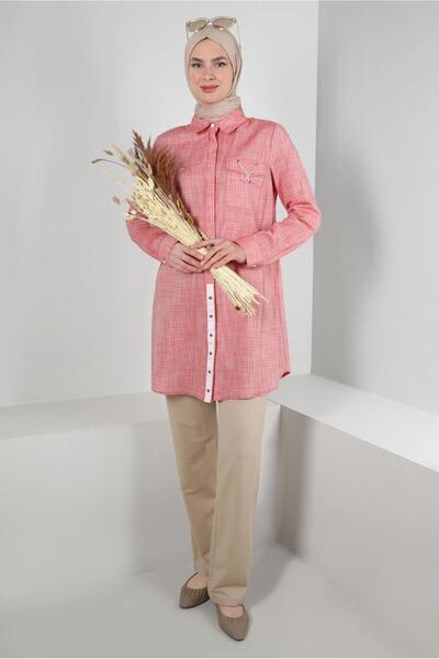 TRENDTESETTÜR ΓΥΝΑΙΚΕΙΟ ΚΟΚΚΙΝΟ ΤΟΥΝΙΚ ΜΕ ΚΡΥΦΟ ΚΟΥΜΠΙ Τ 41702