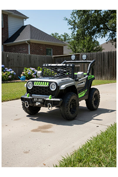 CAR Electric 6V×2, Dual Batteries, Dual 380 Motors with LED Lights,Safety Belt 29-F529-GRAY