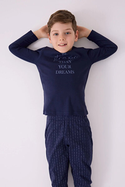 Arnetta Father Son Dual Suit - Navy Blue