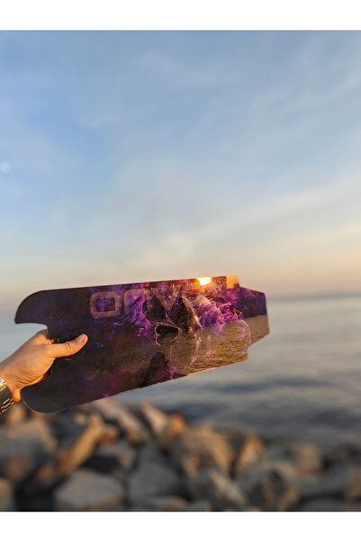 bisiklet dünyam ONVO RX5 Scooter Pleksi Tabanlık Yapışkanlı Deck 3MM Mor Ölüm