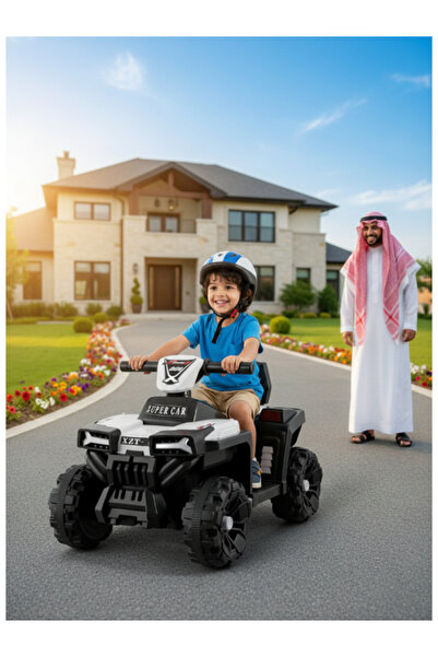 CAR Electric Ride-On 6V Battery, 380 Motor with Music, Lights & Early Education 29-GB931-GRAY