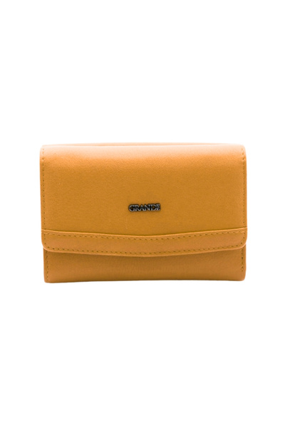 MFT Leather Design Genuine Leather Wallet | Grande 2620 - Yellow