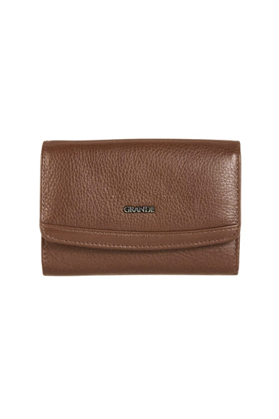 MFT Leather Design Genuine Leather Wallet | Grande 2620 - Tan