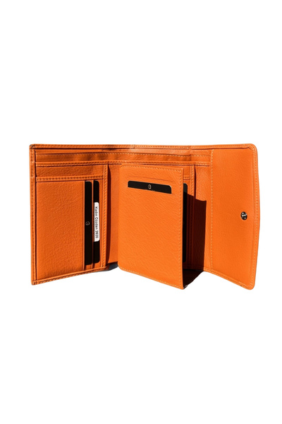 MFT Leather Design Genuine Leather Wallet | Grande 2620 - Orange