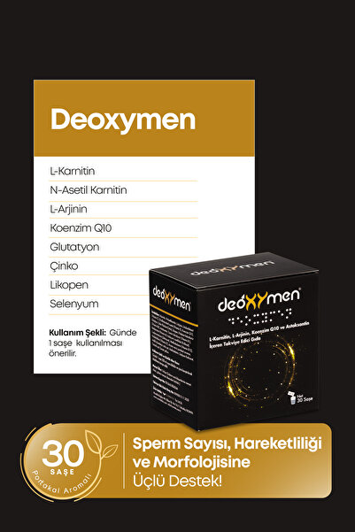 DEOXYMEN L Karnitin L Arjinin Astaksantin Içeren Infertilitide 30 Saşe
