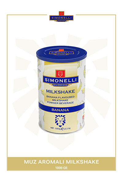 Simonelli Milkshake Muz Aromalı 1000Gr Teneke