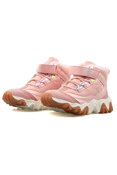 Vicco D'lites Radus Phylon Rubber Sole Μάλλινες Ορθοπεδικές Παιδικές Μπότες PUDRA