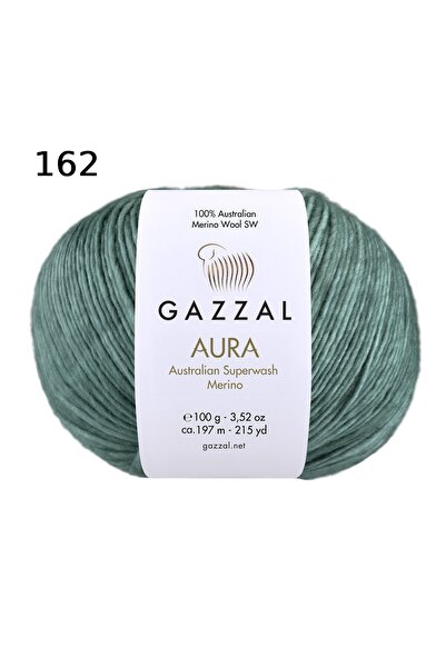 GAZZAL İPLİK Gazzal Aura Merino Yünü El Boyama Örgü İpi 300 Gr 3’lü 100 gr Paket