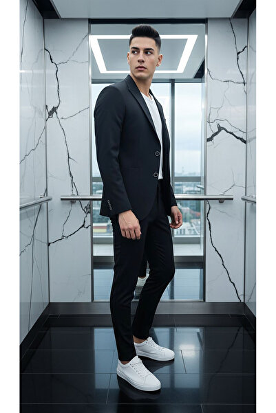 dml giyim Gofre jogger pantalonlu spor takım elbise