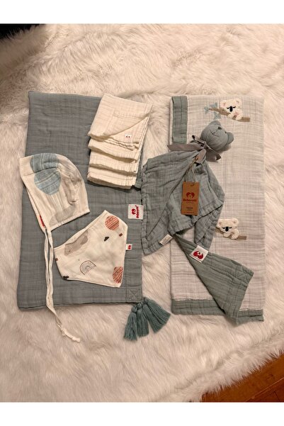 Beberotti مجموعة هدايا الموسلين للأطفال من عمر 0-12 شهرًا - كوالا