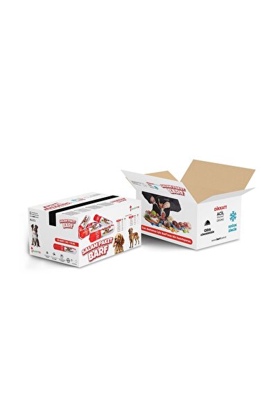 BARFTR Mix Barf 10 kg 1000 GR Salam Paket Tekli Ambalajlarda Köpek Maması