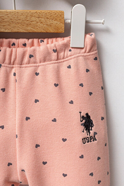 U.S. Polo Assn. U.S.Polo Assn Baby Girl 2-Piece Set - White