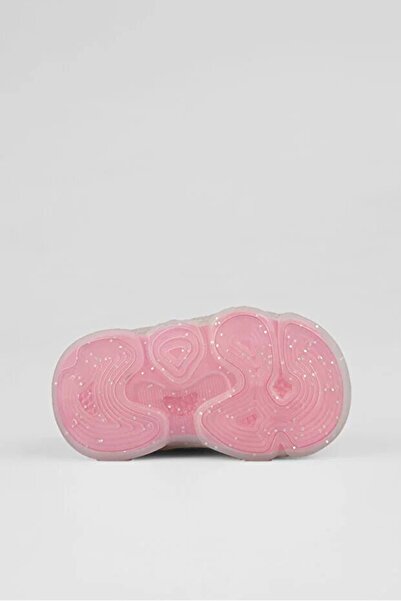 Vicco Pety Led Lighted Girls' Orthopedic First Shoes White Silver