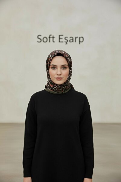 Onur Φουλάρι - Γυναικείο Μαλακό Φουλάρι με Βαμβακερό Εθνοστικό Σχέδιο