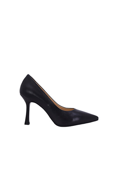 DİSPARİTA Genuine Leather Stiletto Disparita 26301 Thin Heel Women's Shoes