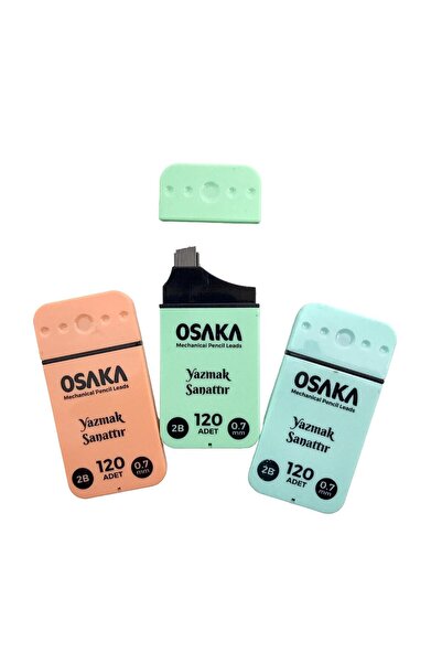 Osaka 120 Pcs 2B Pen Tip 75 mm 0.7 mm Set of 3