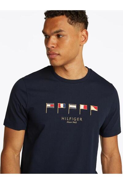 Tommy Hilfiger Ανδρικό T-shirt MW0MW38616 Μπλε