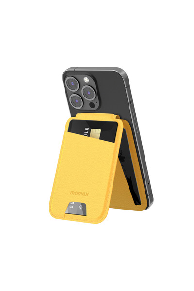 Momax 1-Wallet Magnetic stand card holder CÜZDAN (Blue)