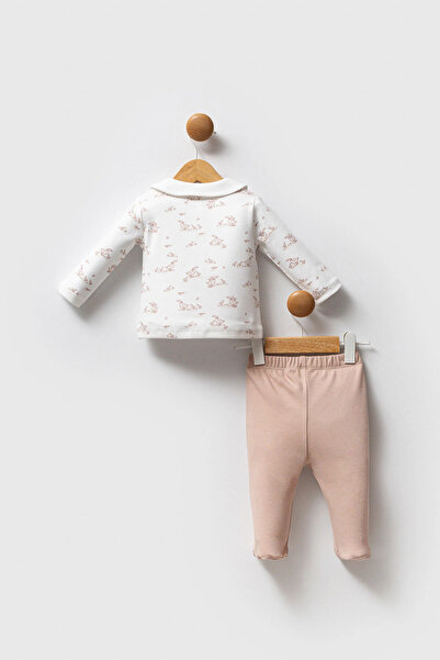 U.S. Polo Assn. U.S.Polo Assn Baby Girl 2-Piece Set - White