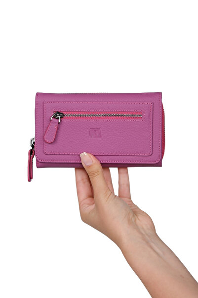 MFT Leather Design Portofel de damă din piele naturală |   Vanilie 2716 Floth...