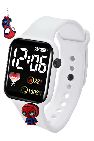 Onkatech Su Geçirmez Figürlü Dijital Led Ekran Işıklı Akıllı Çocuk Saati