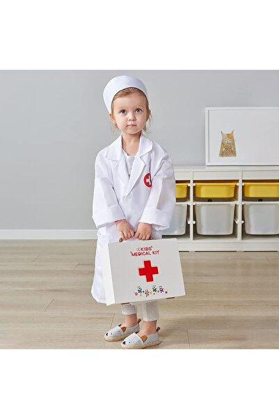 TOY GARDEN Doctor Set 8-Piece Medical Tool Kit with Electronic Stethoscope