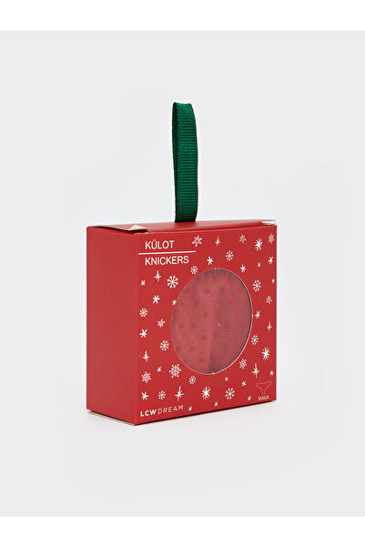 LC Waikiki Ozmarka New Season New Year's Themed Polka Dot Thong Panties