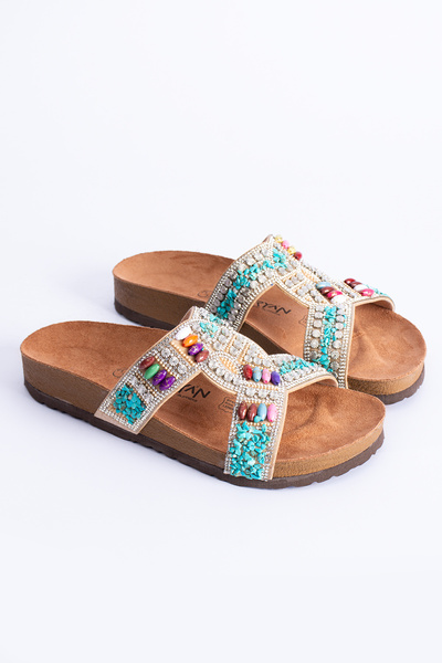 Polomia Comfort Elina Women's Orthopedic Eva Sole Universal Gunsmith Summer Slippers