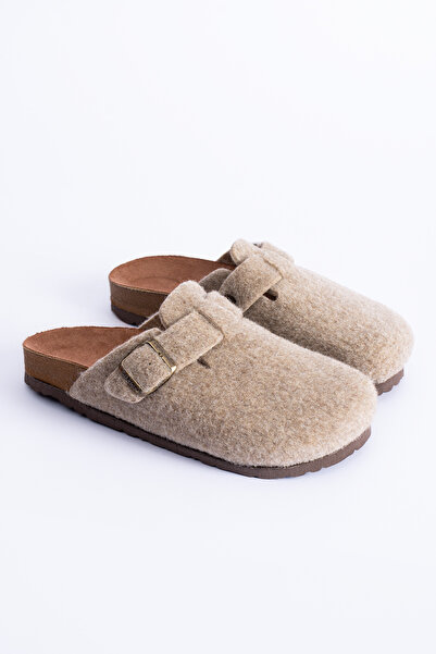 Polomia Comfort Γυναικεία Unisex Σόλα από φελλό Eva Comfort Fashion Χειμερινό κλειστό μπροστινό μοντέλο Sabo Daily Casual Home Slippers