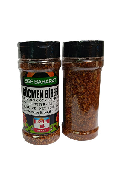EGE BAHARAT Göçmen Zehir Acı Pul Biber Tuzluklu 100 gr