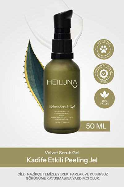 Heiluna Kadife Etkili Peeling Jel 50 ml Yeşil Çay & Meyan Kökü ile Gözenek Arındırıcı Bakım