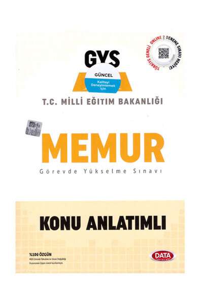 Data Yayınları 2026- 2025 GYS MEB MEMUR Görevde Yükselme Sınavına Hazırlık Ki...