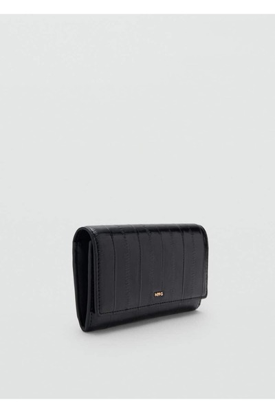 MANGO Woman Büyük boy dokulu cüzdan