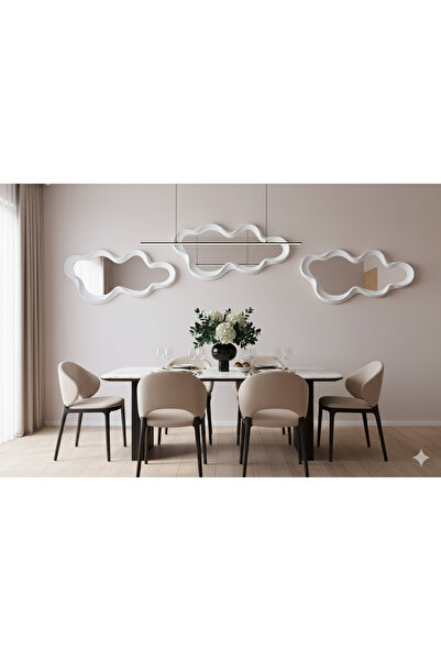 Generic Elegant mirror set with frame, 100x49 cm