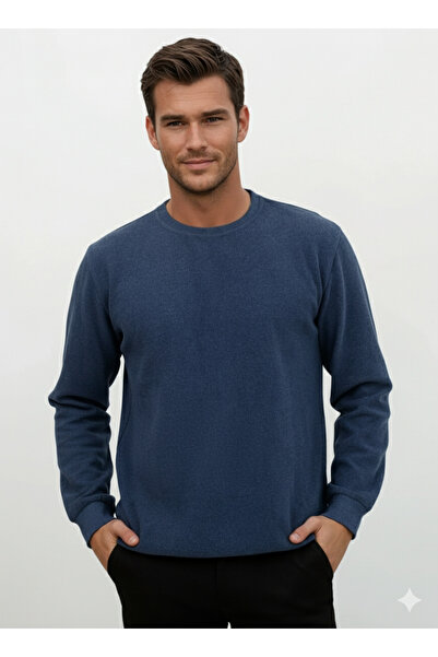 OXVİN Selanik Kumaş Sıfır Yaka Swea tricou Fusta cu mâneci cu croiala confortabilă elastică