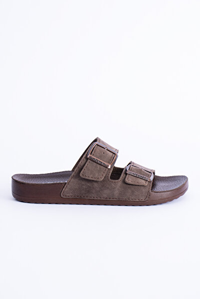 POLOMİA Άνετες ανδρικές καθημερινές παντόφλες Polomia Pablo Flexible Buckle Comfort