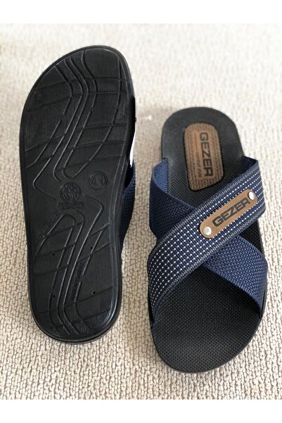 GEZER Мъжки чехли за гости Домашна улица Балкон Градина Удобен модел Плетени чехли с колан