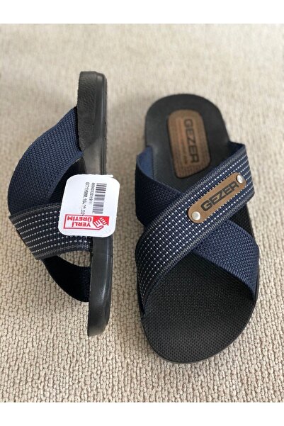 GEZER Мъжки чехли за гости Домашна улица Балкон Градина Удобен модел Плетени чехли с колан